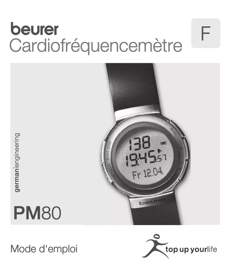 Página 1 del manual Manual de usuario Beurer PM 80