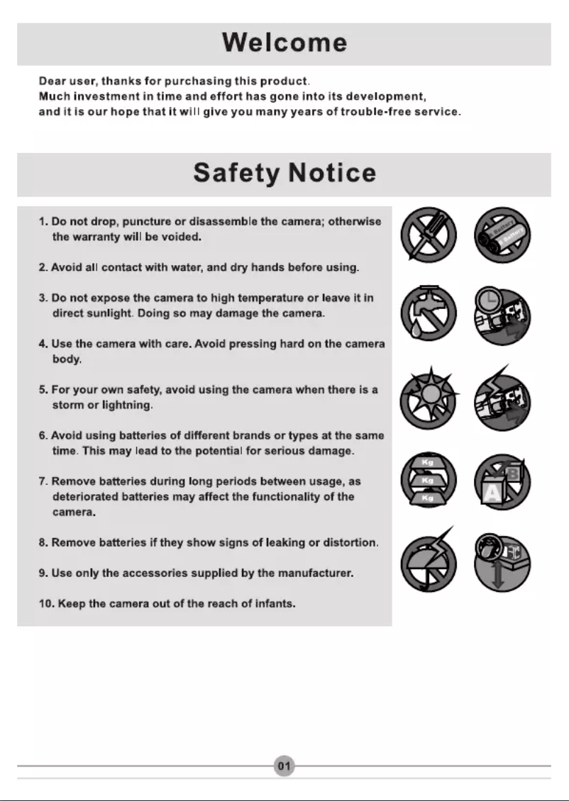 Page n°1 - Manuel utilisateur Aiptek Pocket DV 5900