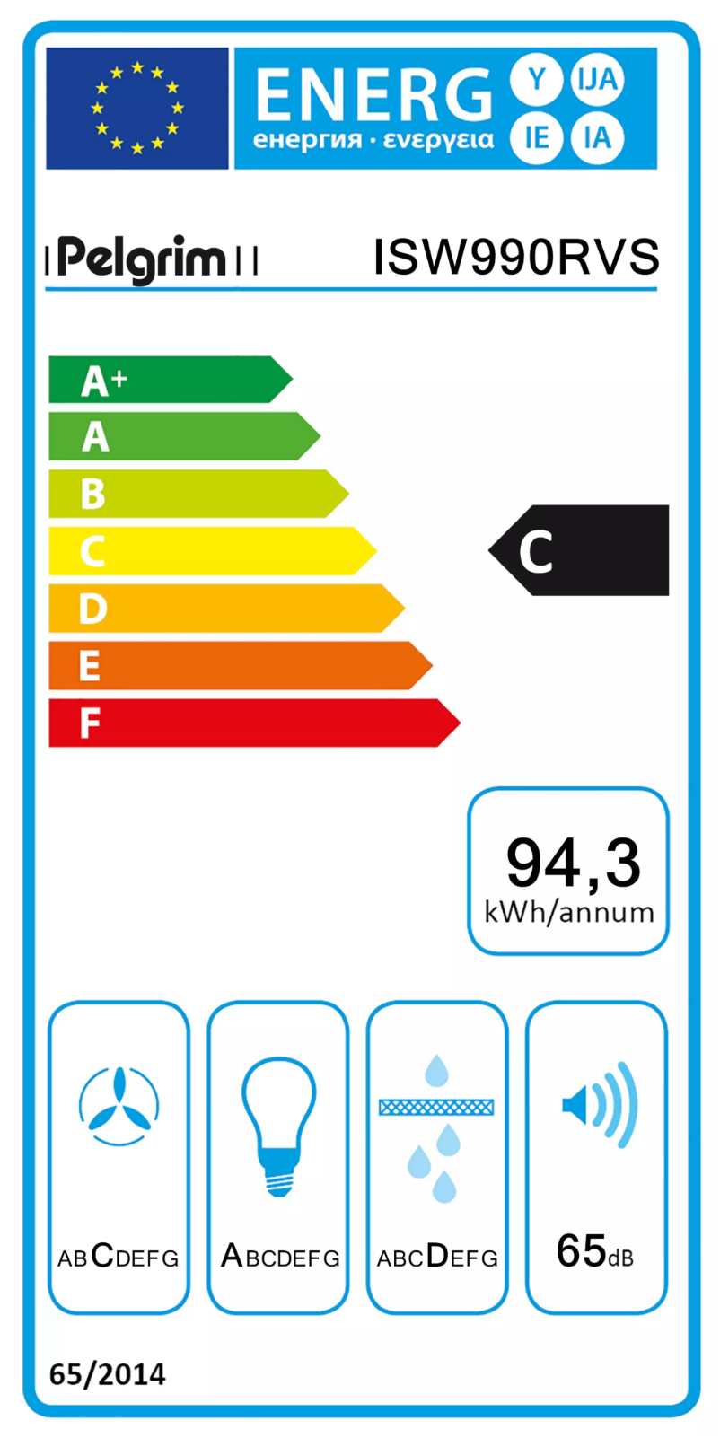 Image de la première page du manuel de l'appareil ISW990RVS