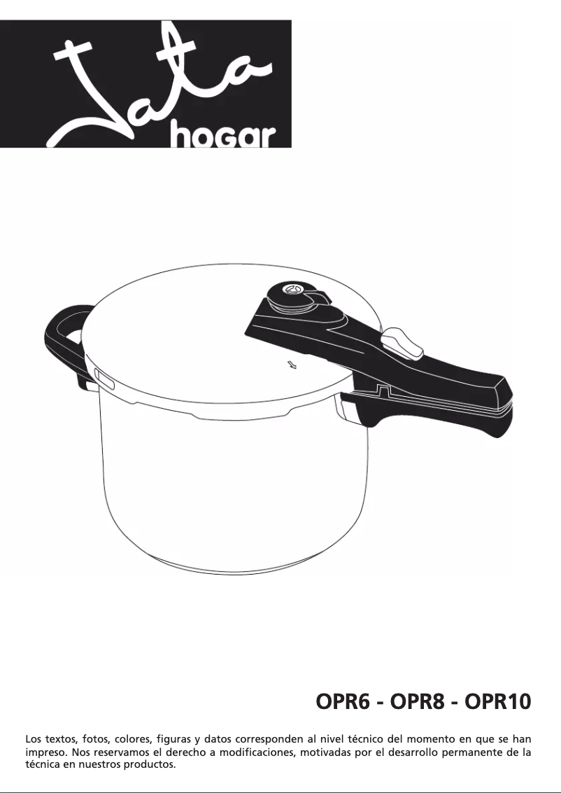 Image de la première page du manuel de l'appareil OPR10