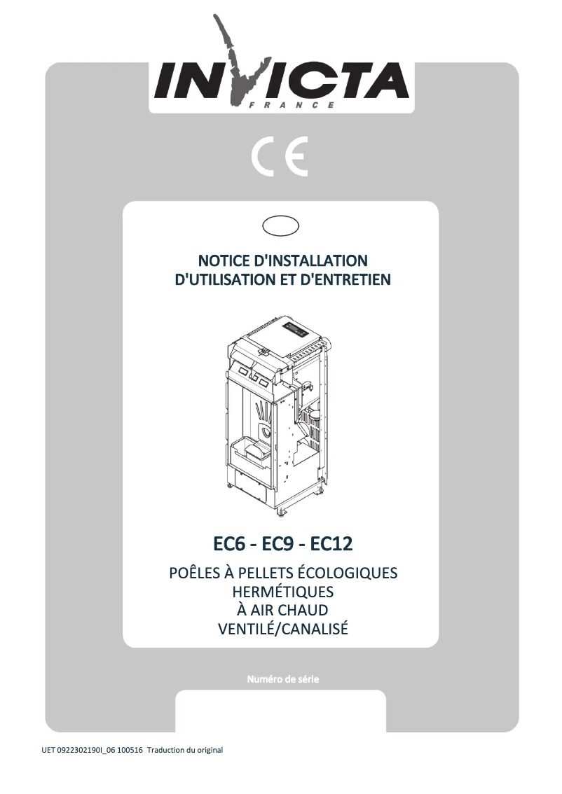 Page 1 of the manual User Manual Invicta EC 6