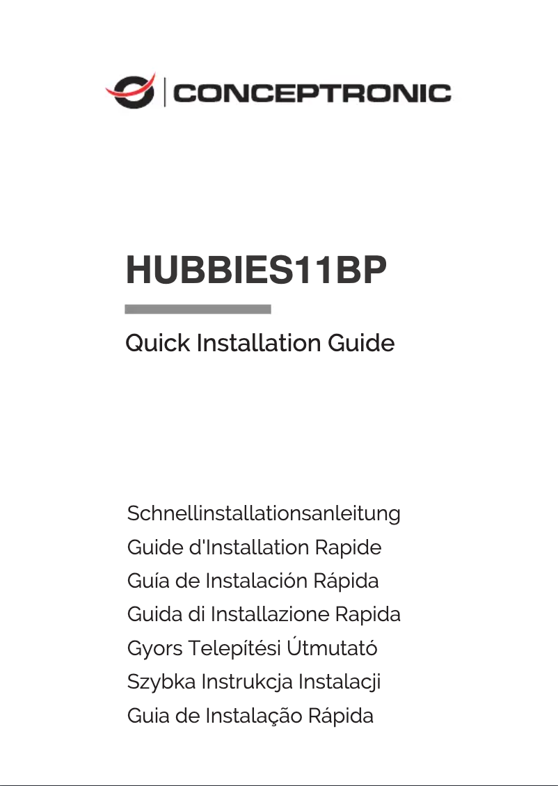 Image de la première page du manuel de l'appareil HUBBIES11BP