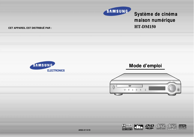 Page n°1 - Manuel utilisateur Samsung HT-DM150