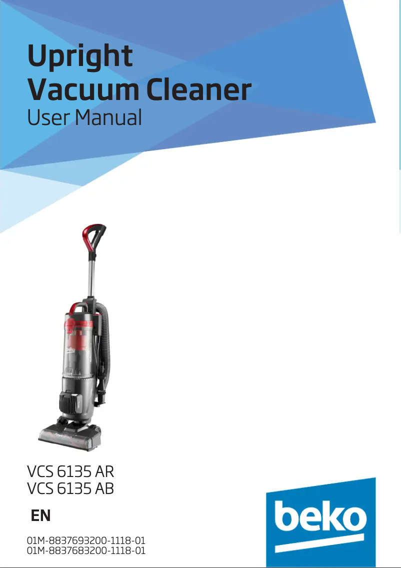 Image de la première page du manuel de l'appareil VCS6135AR