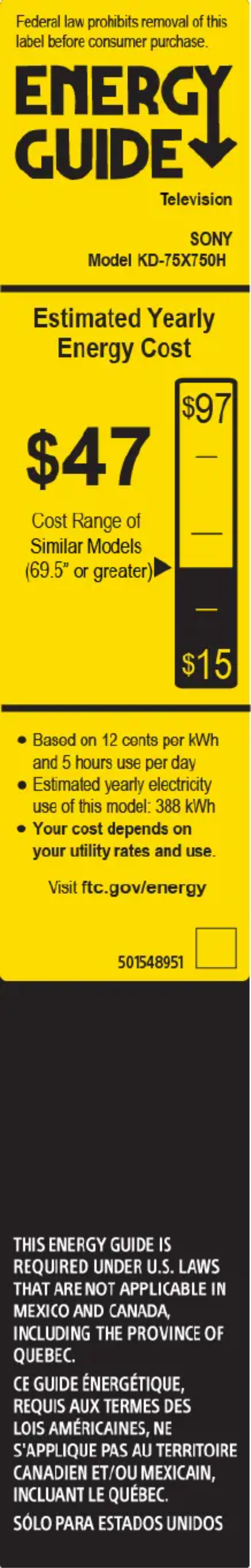 Image de la première page du manuel de l'appareil KD-75X750H
