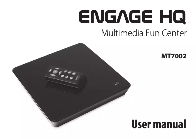 Page 1 de la notice Manuel utilisateur Media-Tech MT7002