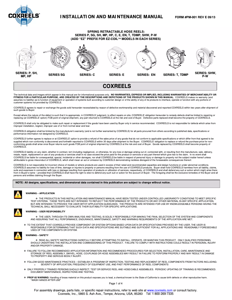 Imagen de la primera página del manual del dispositivo C-HP-135-135
