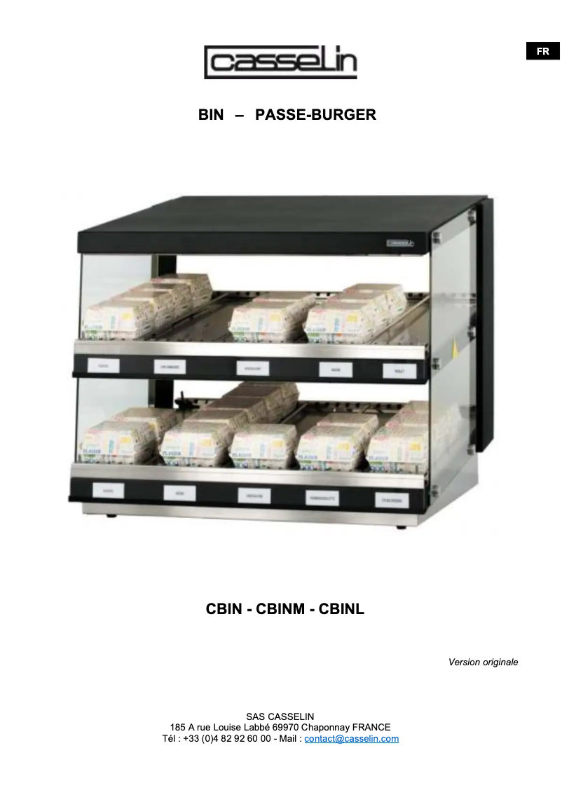 Image de la première page du manuel de l'appareil EFSE1004