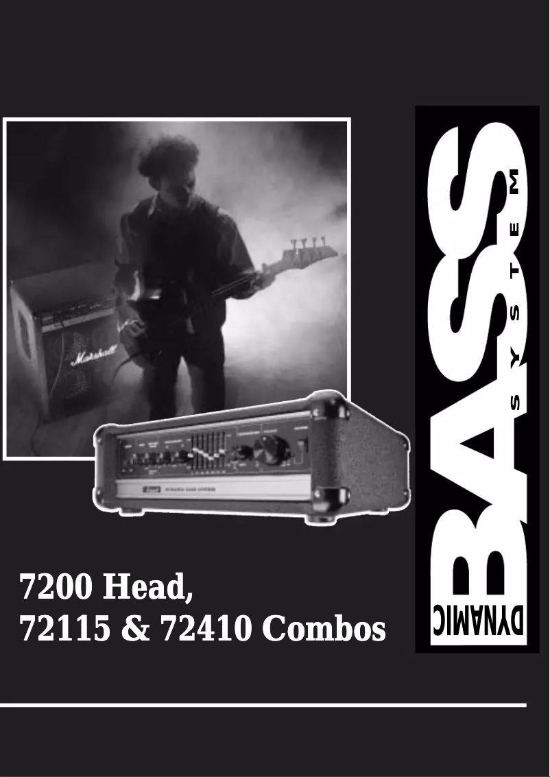 Page 1 de la notice Manuel utilisateur Marshall 7200 Head