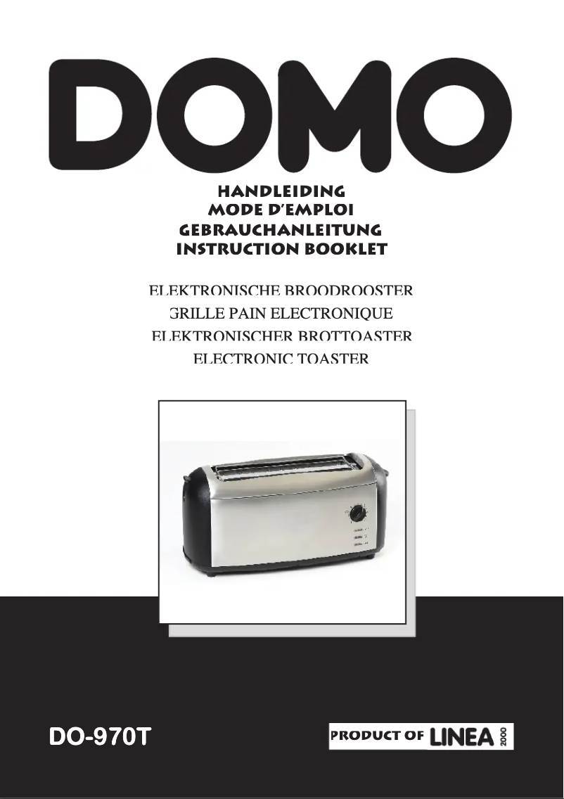 Page n°1 - Manuel utilisateur Domo DO-970T
