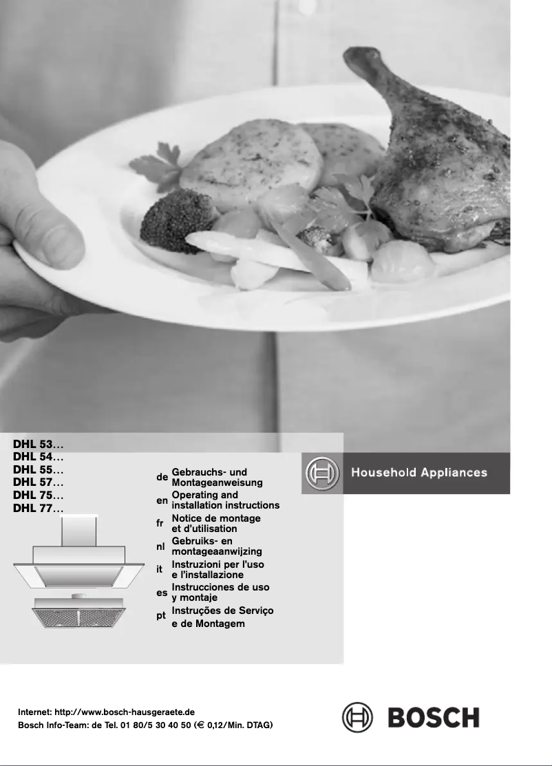 Image de la première page du manuel de l'appareil DHL575B