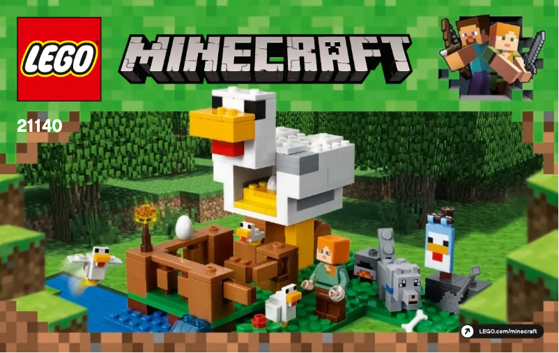 Image de la première page du manuel de l'appareil Minecraft 21140