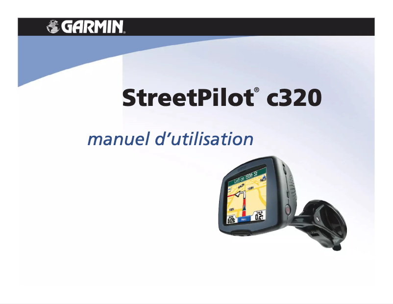 Page n°1 - Manuel utilisateur Garmin StreetPilot c320