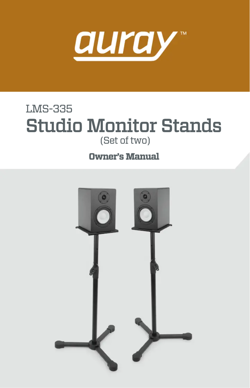 Imagen de la primera página del manual del dispositivo LMS-335