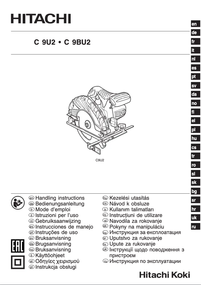 Image de la première page du manuel de l'appareil C 9U2