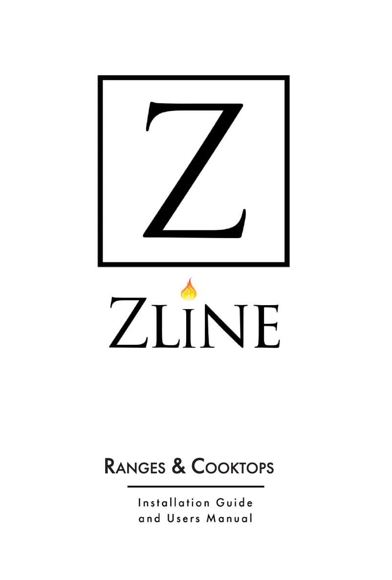 Page 1 de la notice Guide d'installation ZLine RT30