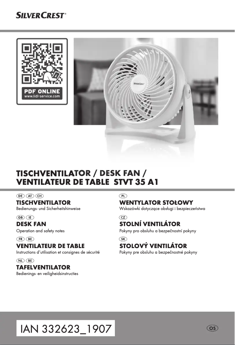 Página 1 del manual Manual de usuario SilverCrest STVT 21 B1