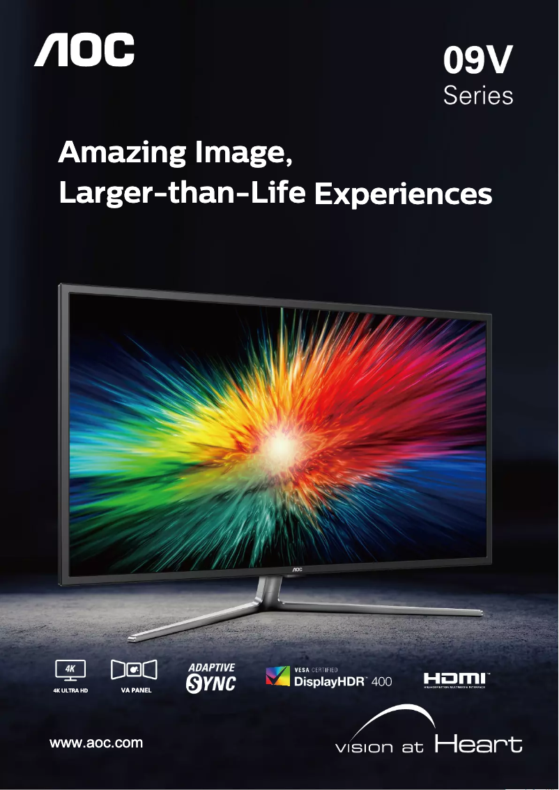 Image de la première page du manuel de l'appareil U4309V