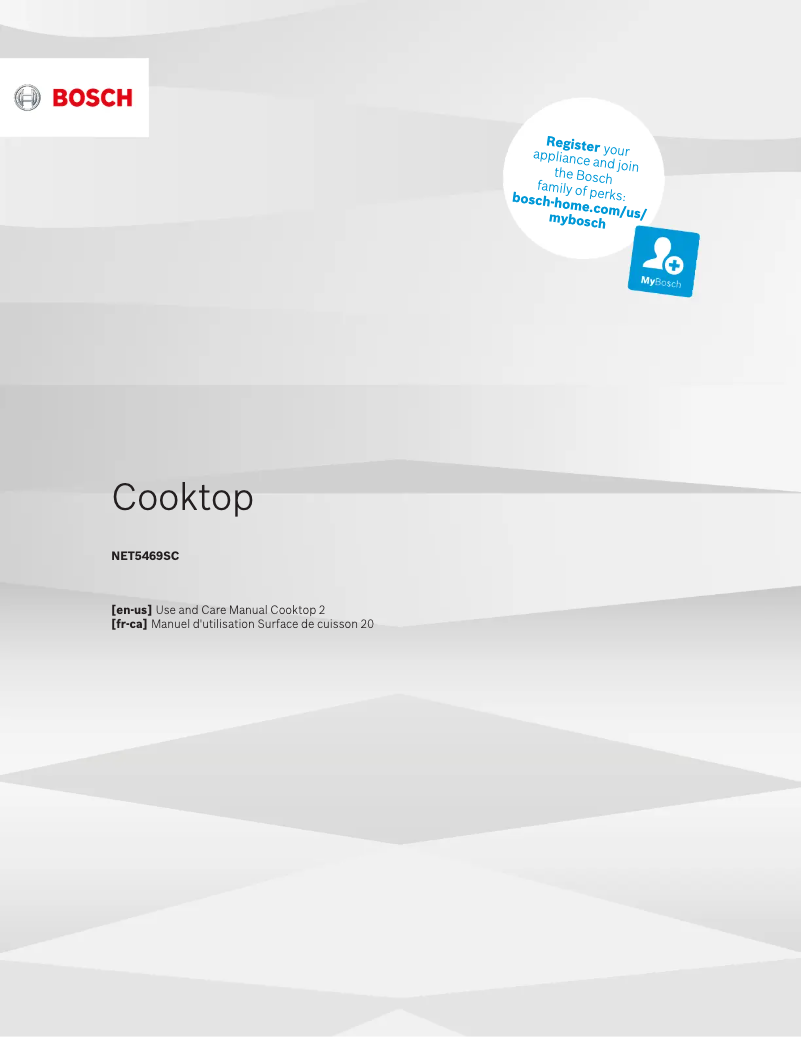 Página 1 del manual Manual de usuario Bosch NET5469SC