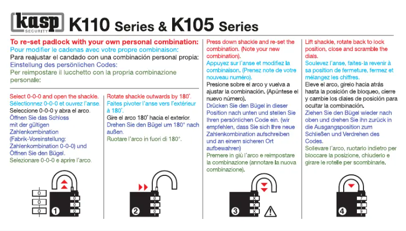 Image de la première page du manuel de l'appareil K10530REDD