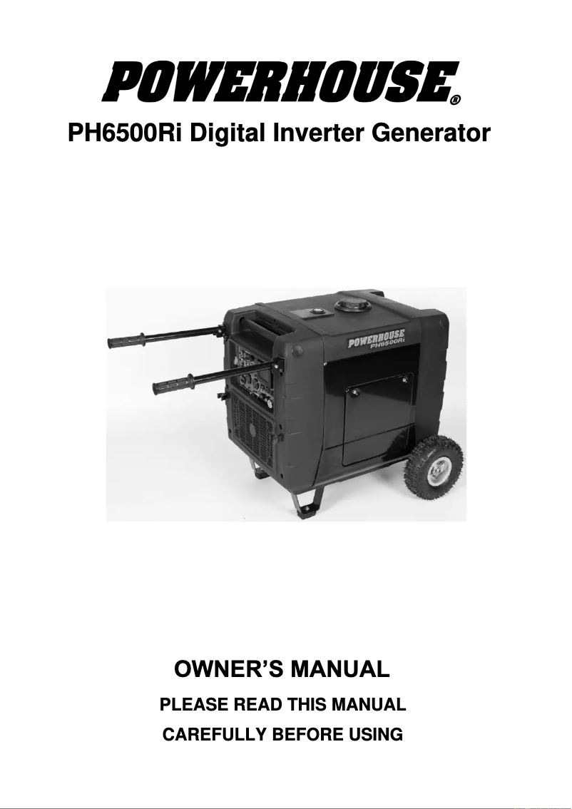 Página 1 del manual Manual de usuario Powerhouse PH6500Ri
