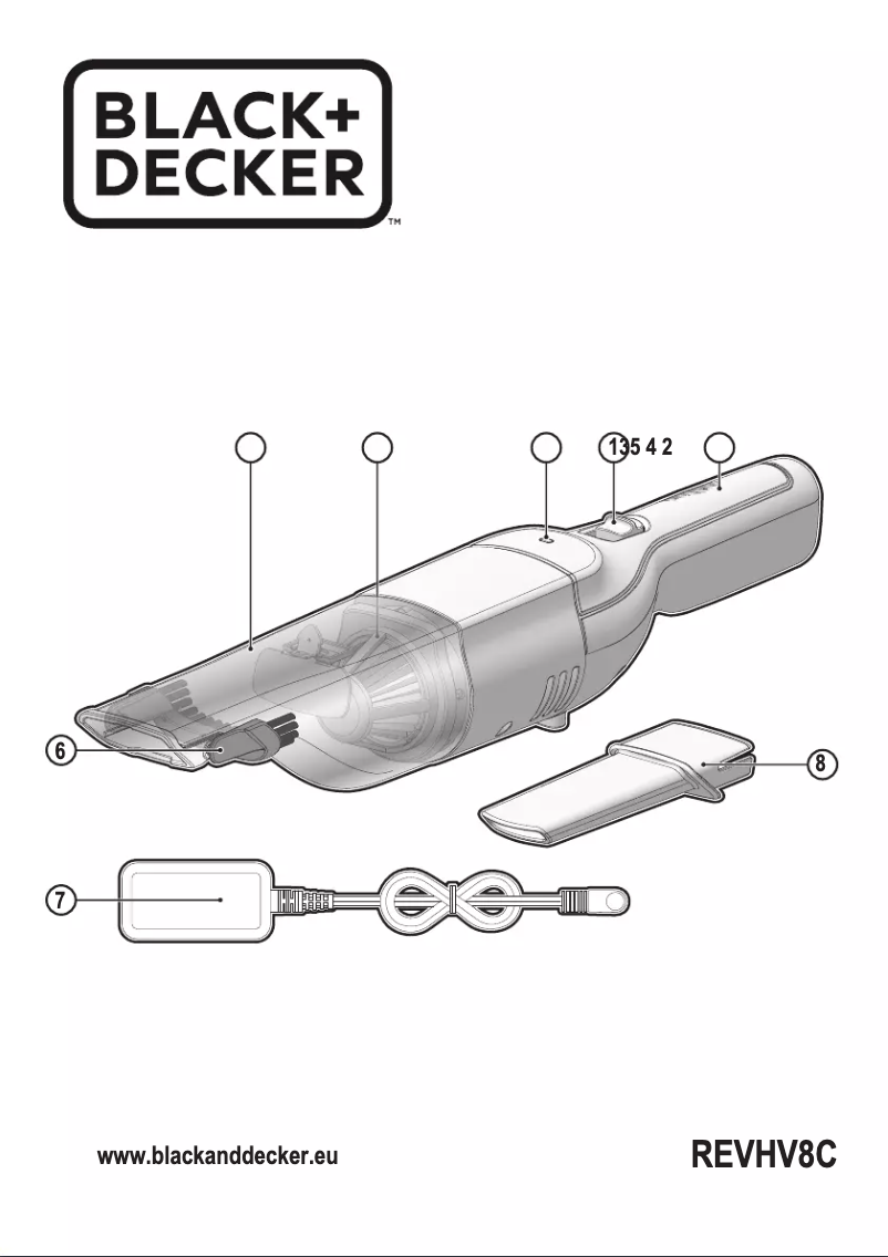 Image de la première page du manuel de l'appareil REVHV8C