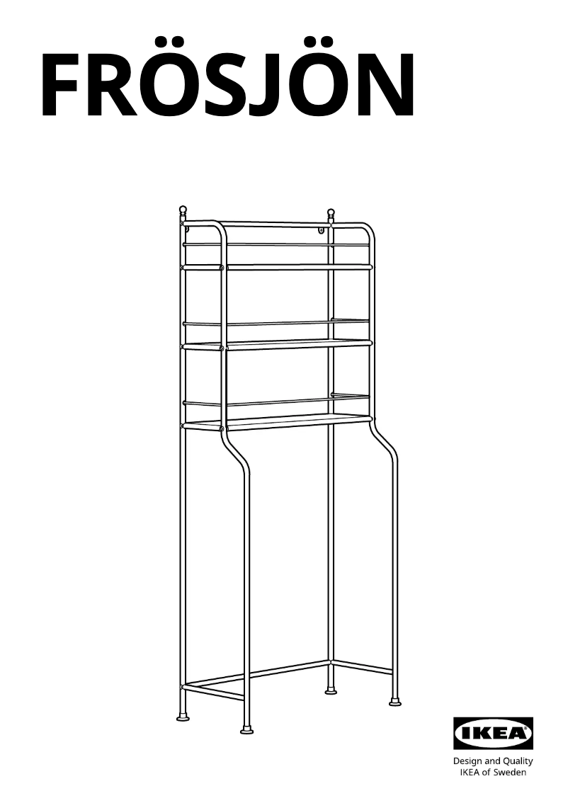 Page 1 de la notice Manuel utilisateur Ikea FRÖSJÖN 105.749.17