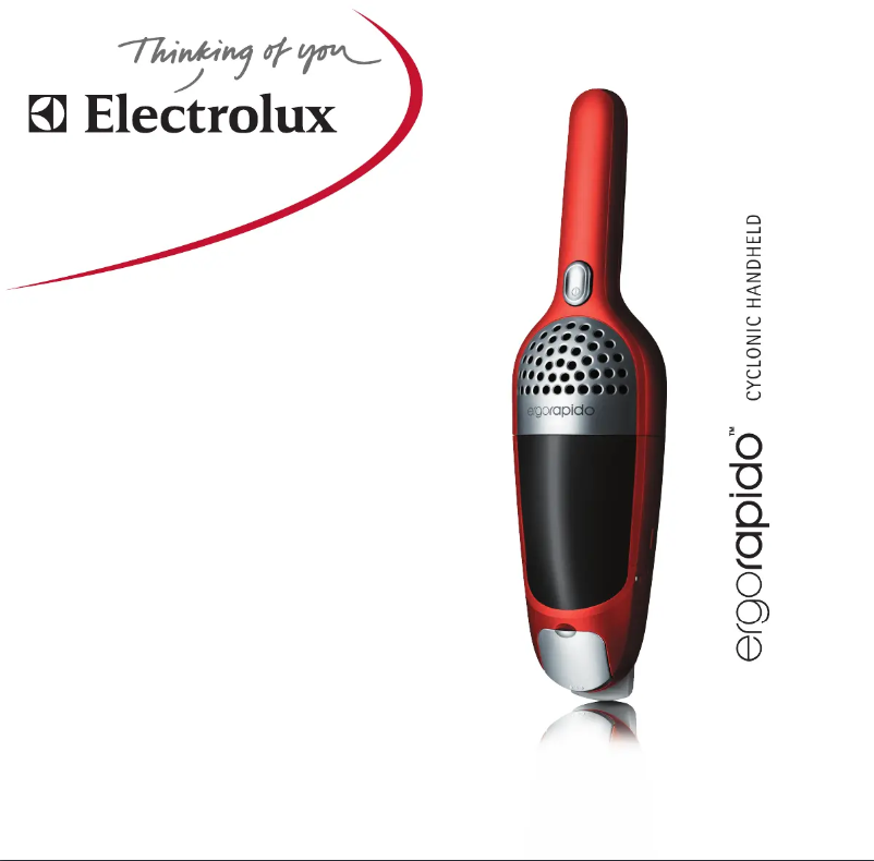 Page n°1 - Manuel utilisateur Electrolux ErgoRapido ZB272RF