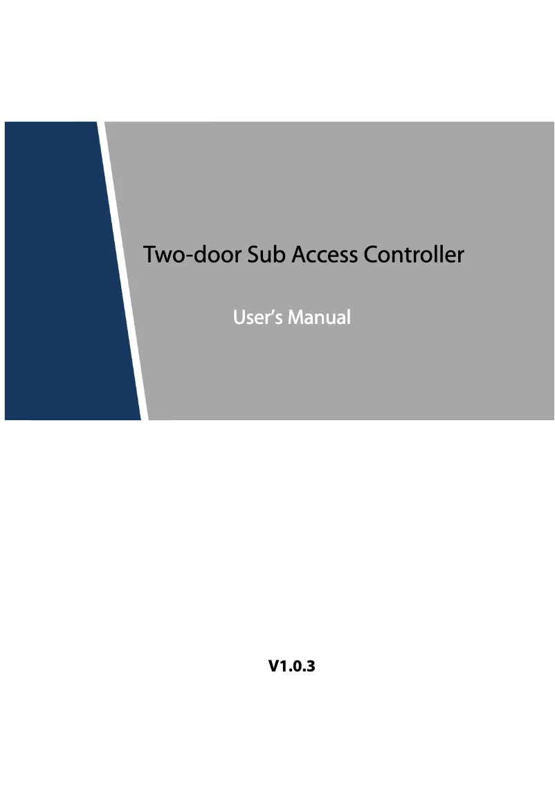 Image de la première page du manuel de l'appareil ASC2102B-T