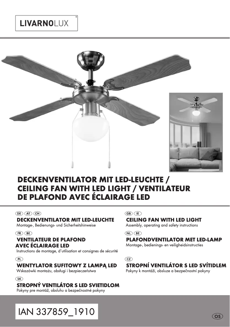 Image de la première page du manuel de l'appareil IAN 337859