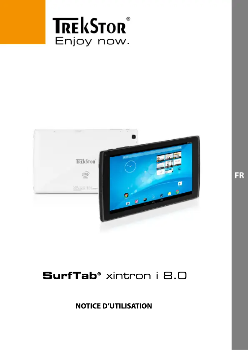 Image de la première page du manuel de l'appareil SurfTab Xintron i 8.0