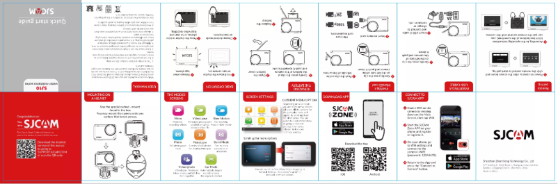 Page n°1 - Manuel utilisateur SJCAM SJ10X