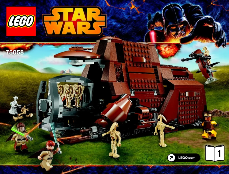 Page 1 de la notice Manuel utilisateur Lego Star Wars 75058