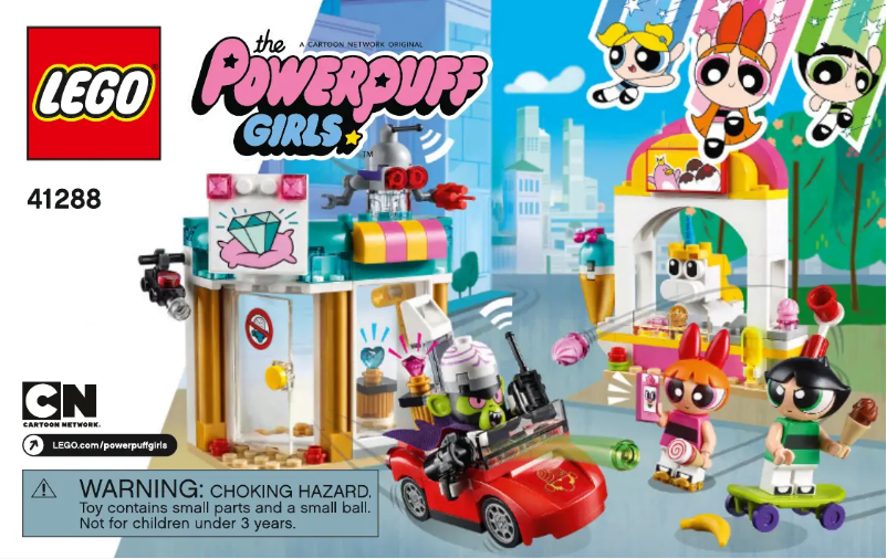 Page 1 de la notice Manuel utilisateur Lego Powerpuff Girls 41288