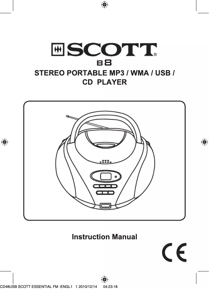 Image de la première page du manuel de l'appareil B8 VL