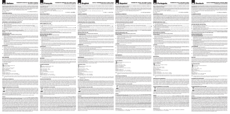 Image de la première page du manuel de l'appareil TH3601