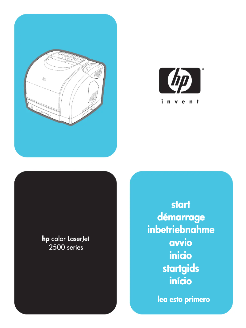 Page n°1 - Manuel utilisateur HP Color LaserJet 2500 Series