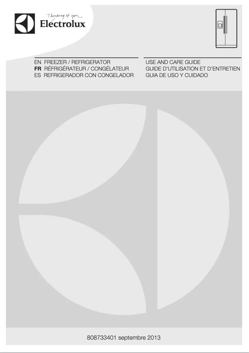 Page 1 de la notice Manuel utilisateur Electrolux EW26SS75QS