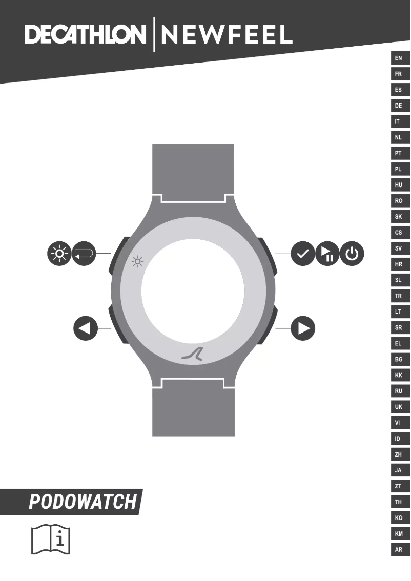 Page n°1 - Manuel utilisateur Domyos Podowatch