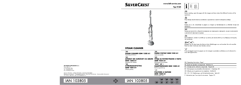 Image de la première page du manuel de l'appareil Typ 4160