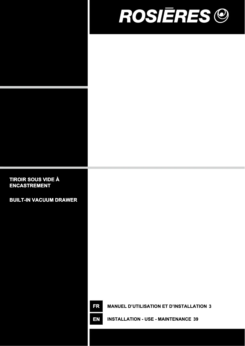 Image de la première page du manuel de l'appareil RVSD14 SV