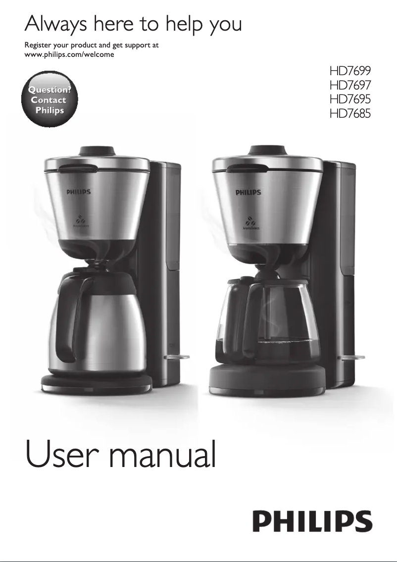 Page n°1 - Manuel utilisateur Philips Intense HD7699