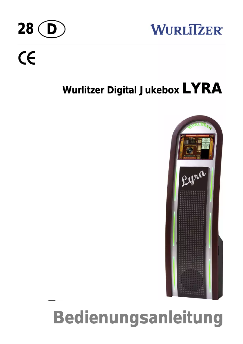 Page n°1 - Manuel utilisateur Wurlitzer LYRA