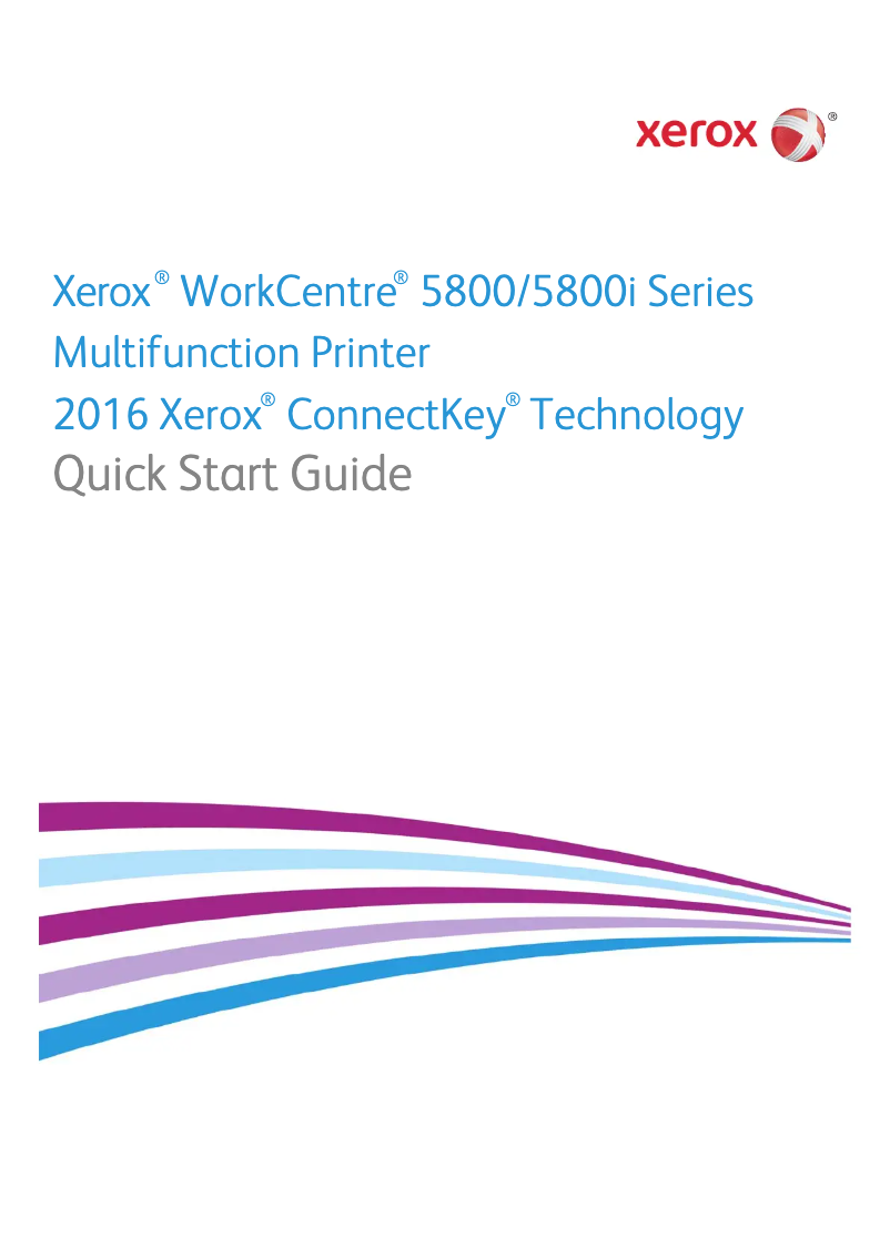 Page n°1 - Guide de démarrage rapide Xerox WorkCentre 5875