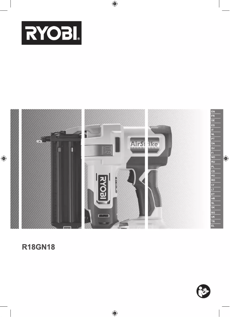 Page n°1 - Manuel utilisateur RYOBI One+ R18GN18
