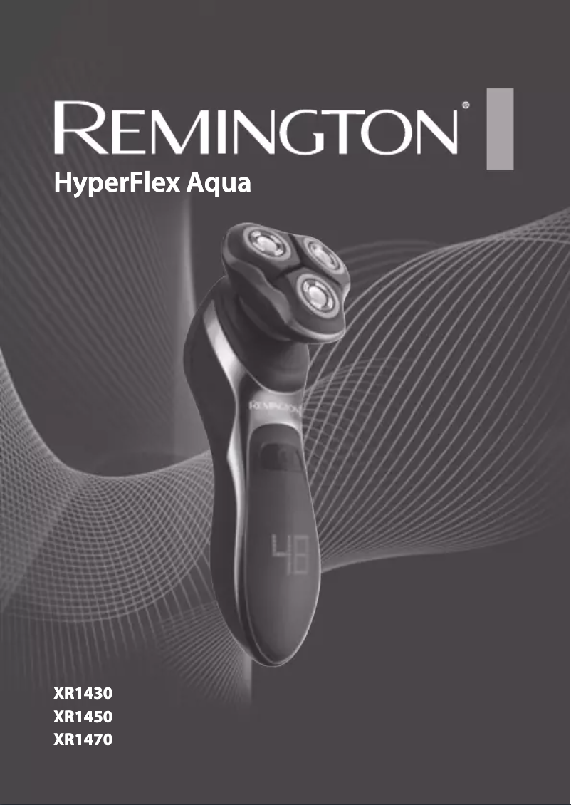 Page 1 of the manual User Manual Remington HyperFlex Aqua XR1430