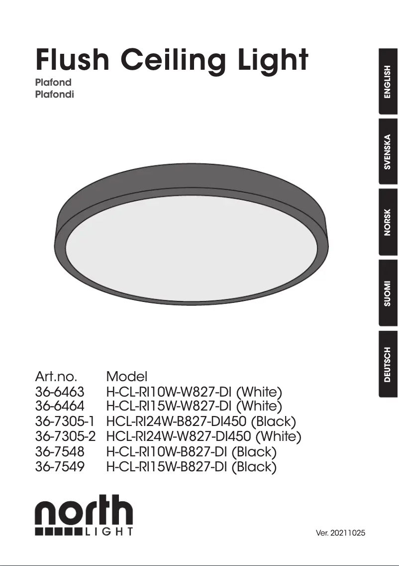 Image de la première page du manuel de l'appareil Flush 36-6463