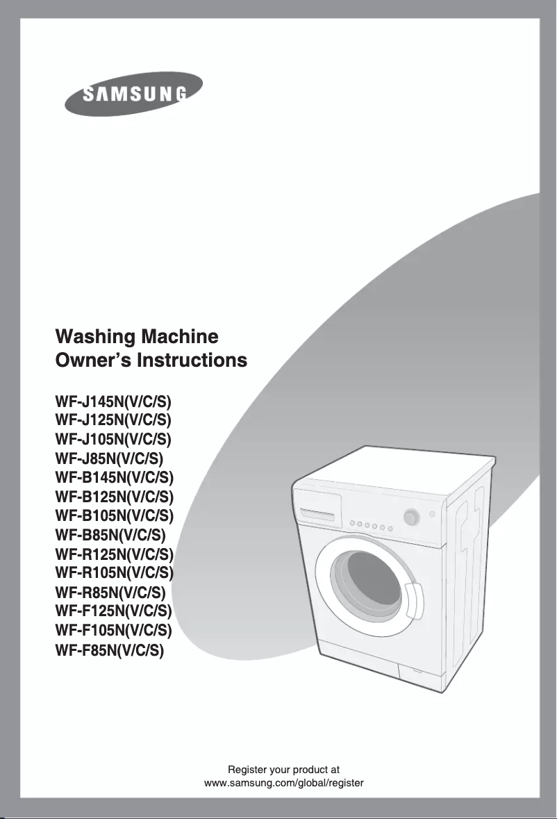 Page n°1 - Manuel utilisateur Samsung WF-B105N
