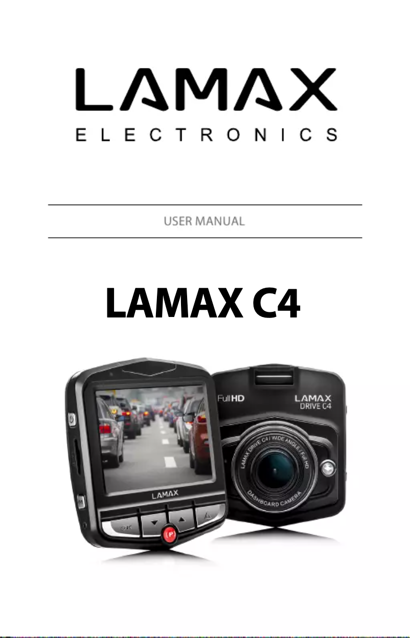 Page 1 de la notice Manuel utilisateur Lamax C4