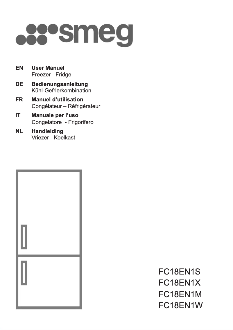 Page 1 de la notice Mode d'emploi Smeg FC18EN1X